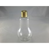 燈泡造型飲料瓶400ml(塑膠空瓶，厚款)